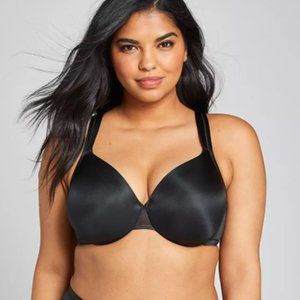 CACIQUE - Smooth Lightly Lined Full Coverage Bra in Black